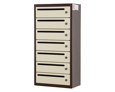 Почтовый ящик Комфорт 7 секций кор/беж
