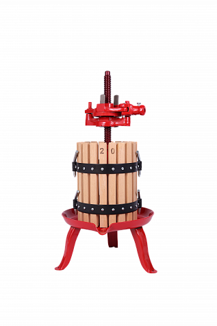 Пресс домкратный d20 9,5 л корзина из дерева